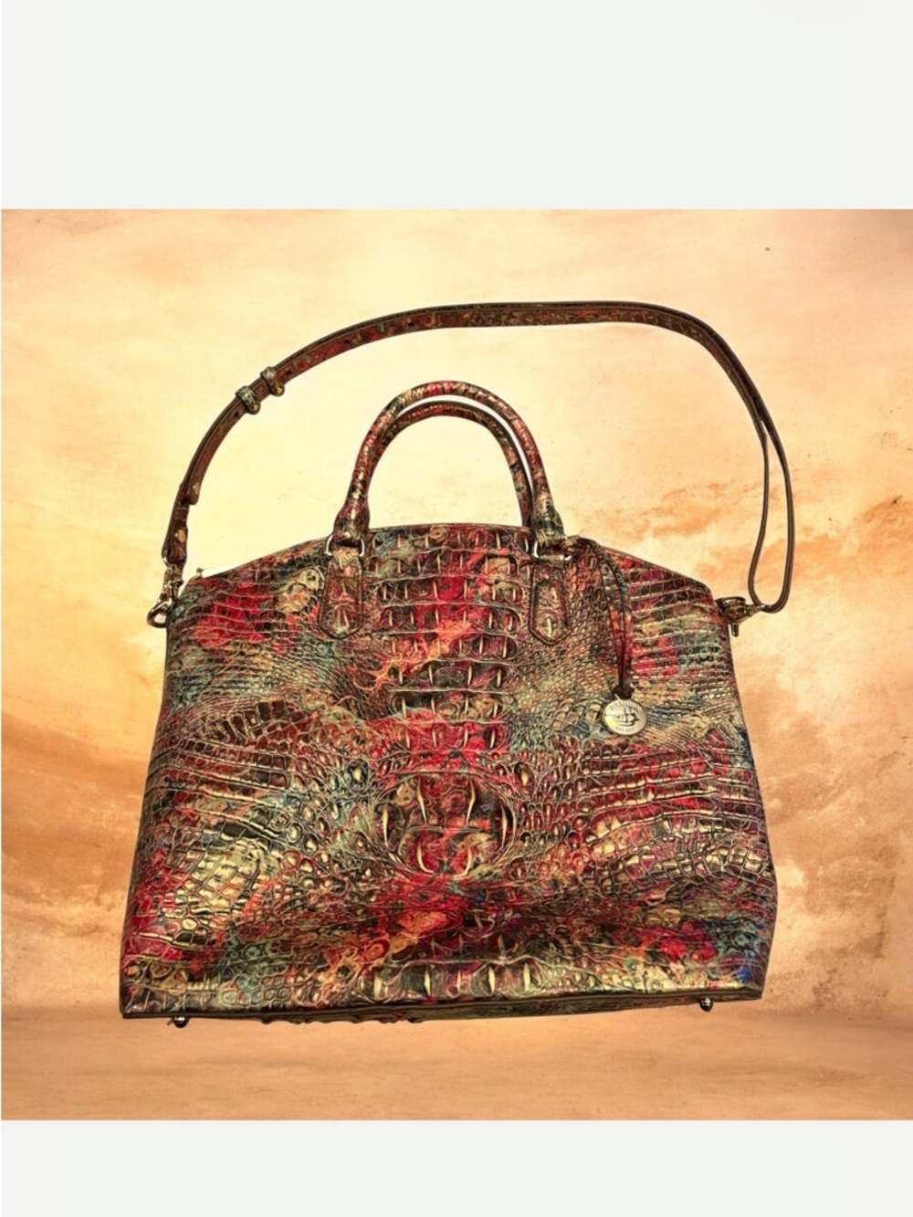 Brahmin Melbourne Duxbury Satchel in Harvest - Picture 2 of 12